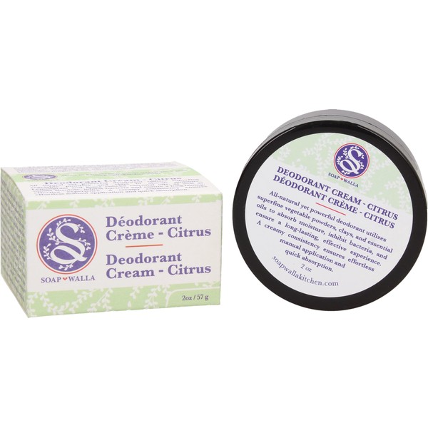 Soapwalla Classic Deodorant Cream, Citrus