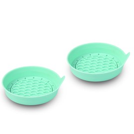 Pincuttee Car Cup Holder Coaster,Silicone Car Cup Holder Coaster Set of 2,Car Coaster Automotive Cup Holders,Anti Slip Car Cup Holder Coasters,Car Interior Accessories(Green,2PC)