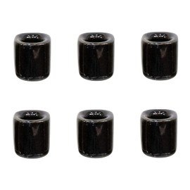 Kheops International 5 pcs Set of Ceramic Chime Ritual Spell Candle Holders, Great for Casting Chimes, Rituals, Spells, Vigil, Witchcraft, Wiccan Supplies & More – Black
