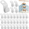 100 PCS Space Saving Hanger - Clothes Connector Hooks, Stacking