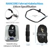 RAINCORE Lightweight Bicycle Lock Lock (2 Keys) Anti-Theft - 100cm