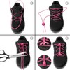 CampTeck Shoe Laces with Quick-Release Fastener, Elastic Shoelaces with Quick