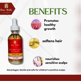Rose Molly Rose Molly Kids' Hair Growth & Care Oil (2oz) (2 Ounce, Coconut)