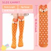 Girls Knee High Socks Gifts Cute Cotton Mid Calf Long