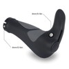 2Pcs Bike Handlebar Grips TPR Rubber Ergonomic Slip Prevention Replacement