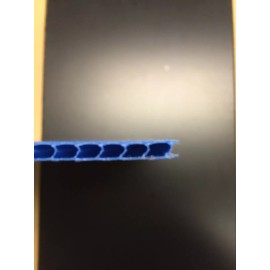 Coroplast 4mm 12" x 12" (2 Pack) Blue Corrugated Plastic Sheets Sign