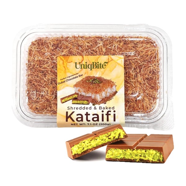 Uniqbite Toasted Kataifi Pastry for Dubai Chocolate | 7 Oz