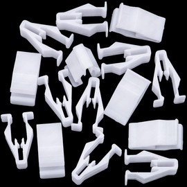 Rexka 15pcs Snap Fitting Grille Clip 90666-SDA-A01 for Honda Accord Civic CR-V Fit Odyssey Pilot Acura RDX ILX TL TSX