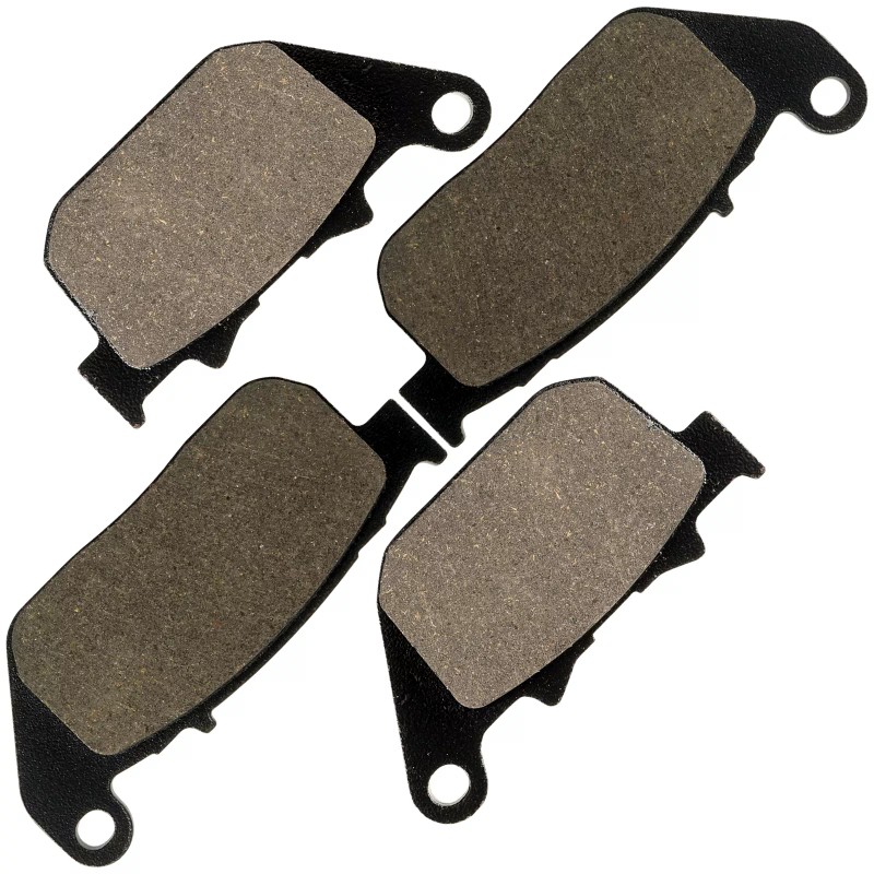 Caltric Front Rear Brake Pads for Harley Davidson XL1200L Sportster