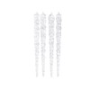 Icicle Pendant Clear Luminous in the Dark 15 cm Pack