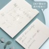 YANYULI Transparent Sticky Notes, Pack of 300, Transparent, 50 Sheets