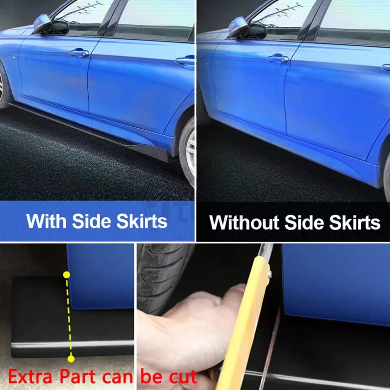 CNPAPC For Corolla SE LE Front Rear Bumper Lip Spoiler