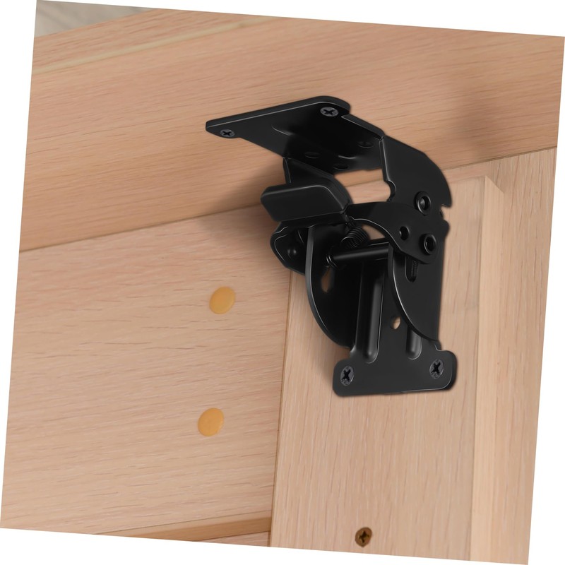 Tofficu 4pcs Folding Leg Hinges with Self Locking Mechanism Heavy