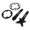 Bike Crankset, 36T Narrow Wide Chainring Low Noise 104 BCD