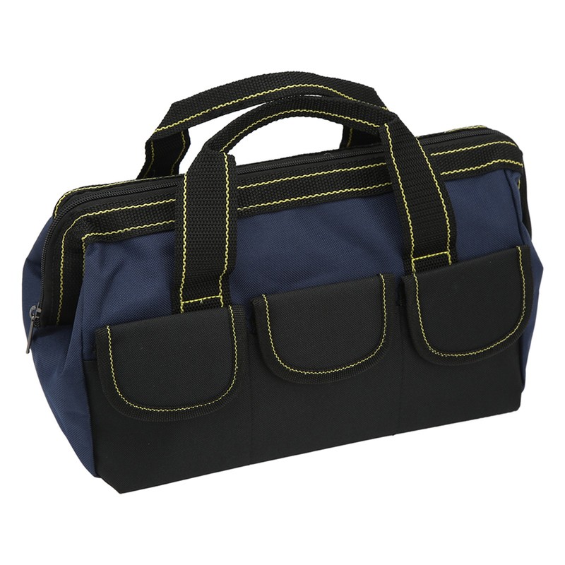 13in Tool Storage Bag Oxford Cloth Multifunctional Waterproof Wide Mouth