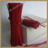 200pcs Plastic twist ties, 5"x 5/32", Red, Re-Usable, Moisture resistant