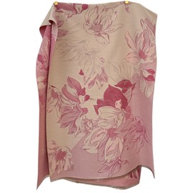 GFM® Cashmere Texture Pashmina Style Scarf Shawl for Autumn Winter (FRLSHL-BB) (51-HlGlb-Pink)(FRLSHL-51-HLGLB)