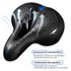 Lachesis Comfortable Gel Bicycle Saddle for Men, Padded Elastic Foam