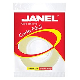 Cinta adhesiva Janel transparente
