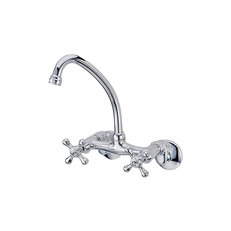 Kingston Brass KS214M High Arch Spout for Wall Mount Kitchen