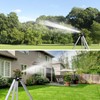 Impact Sprinkler Head on Tripod Base, Heavy Duty Lawn Sprinklers,