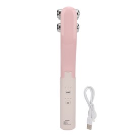 Electric Face Roller Portable Skin Tightenin V Shape Facial Lift Massager Slimming Device for Home Travel Pink