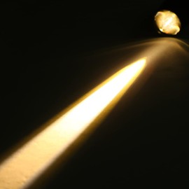 Lixada Pinspot LED DJ Effect Light, Party Club Bar Stage Lamp, AC90-240V 10 Watt LED Mini Beam Spot Stage Light for Disco KTV Bar Club Party Entertainment DJ, Warm White