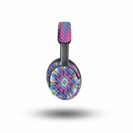 MightySkins Carbon Fiber Skin Compatible with Bose QuietComfort Ultra - Prismatic Vortex | Protective, Durable Textured Carbon Fiber Finish | Easy to Apply