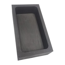 LLF Gold Silver Graphite Ingot Mold Mould Crucible for Melting Casting Refining (180x100x50MM(9.5kg Gold / 5kg Silver))