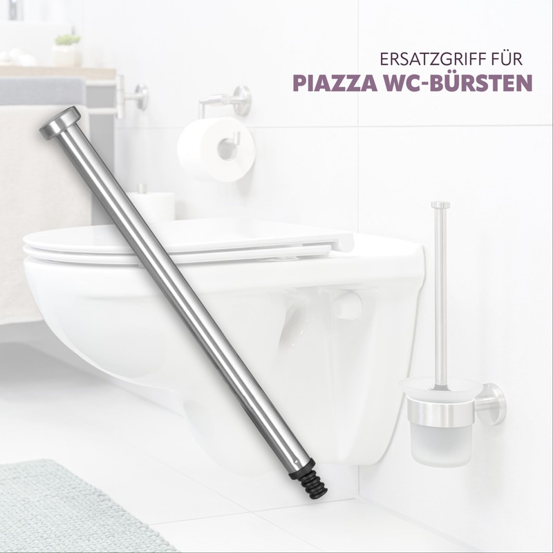 Bremermann® Piazza Bathroom Range/LUCENTE – Toilet Brush Stainless Steel Handle