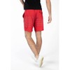 Spyder Pantalones Cortos híbridos para Hombre de 9 Pulgadas, Rojo,