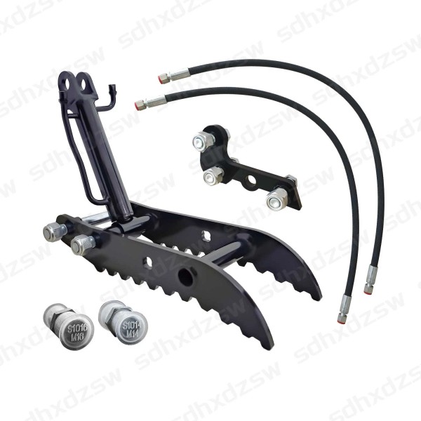 Unbranded Mini Excavator Attachment Three Holes Hydraulic Clip Thumb for