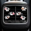 6 Stück Lüftungsschlitz-Clips mit Kuh-Aufdruck, niedliche Kuh-Auto-Lufterfrischer-Clips, lustige Auto-Dekoration, Auto-Innendekoration,