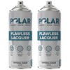 Polar Clear Satin Flawless Lacquer Spray - 2 x 13.5