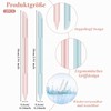 Giantree Cuticle Pusher Manicure Sticks, Pack of 2 Glass Double-Sided