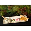 Mud Pie Farmhouse Christmas Double Tray Set, 13" x 4.5"