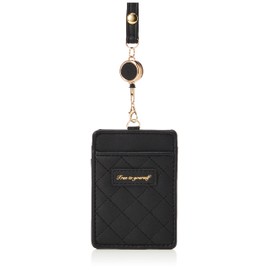 Aldi CAP109 Women's Quilted Pass Case with Reel