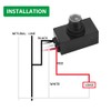 GBAYSA 4 Pack Outdoor Photocell Light Sensor,Dusk to Dawn Photo