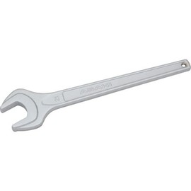 ASH Round Single Ended Spanner, Strong Type, JISH (Chrome Plated) 0.8 inches (21 mm)