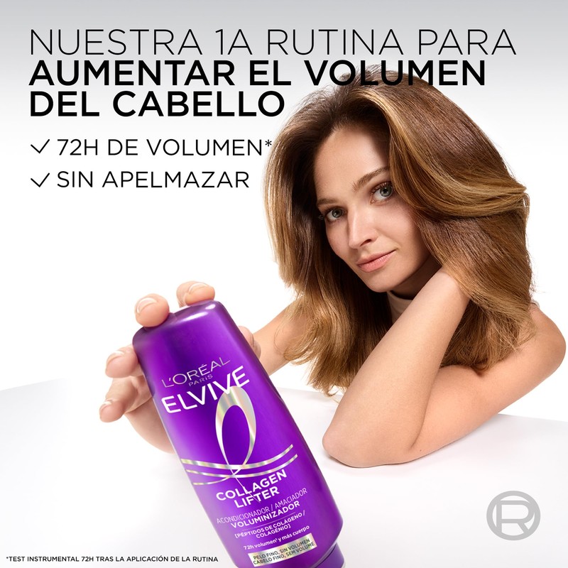 L'Oréal Paris Elvive Collagen Lifter Conditioner 72H Volume, 300 ml