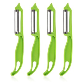 Vegetable Peeler and Grater Set, Multi-Purpose Kitchen Tools, White (Green)