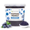 Tea Zone [7 Pounds] Blueberry Popping Pearls for Boba Tea