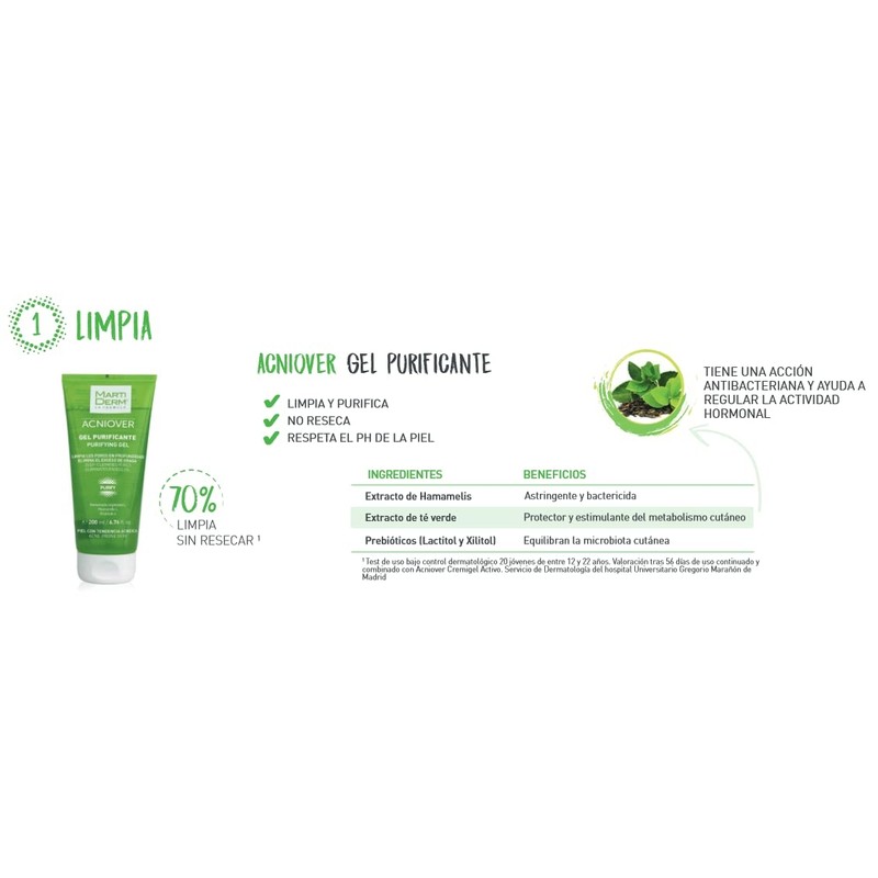 Acne Over Gel Purificante Pel Grassa Y Acneica 200ml /