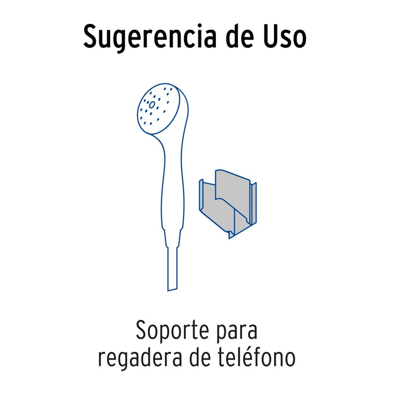 Foset AR-01N, Soporte a pared fabricado en ABS, satín