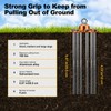Tivray Dog Tie Out Stake and Cable, 360° Swivel Stake