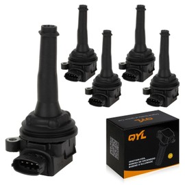 5Pcs Ignition Coils Pack Replacement for Volvo V70 C70 S60 S70 XC70 XC90 L5 2.3L 2.4L 2.5L C1258 UF341 UF-341