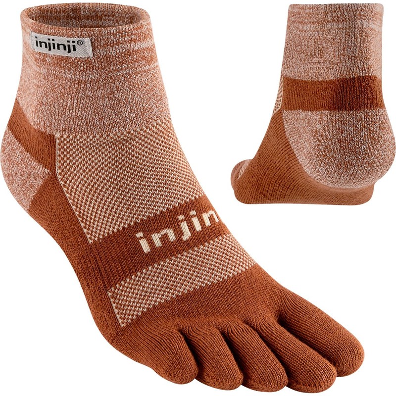 Injinji - 2.0 Run Midweight Mini Crew Socks - Unisex,