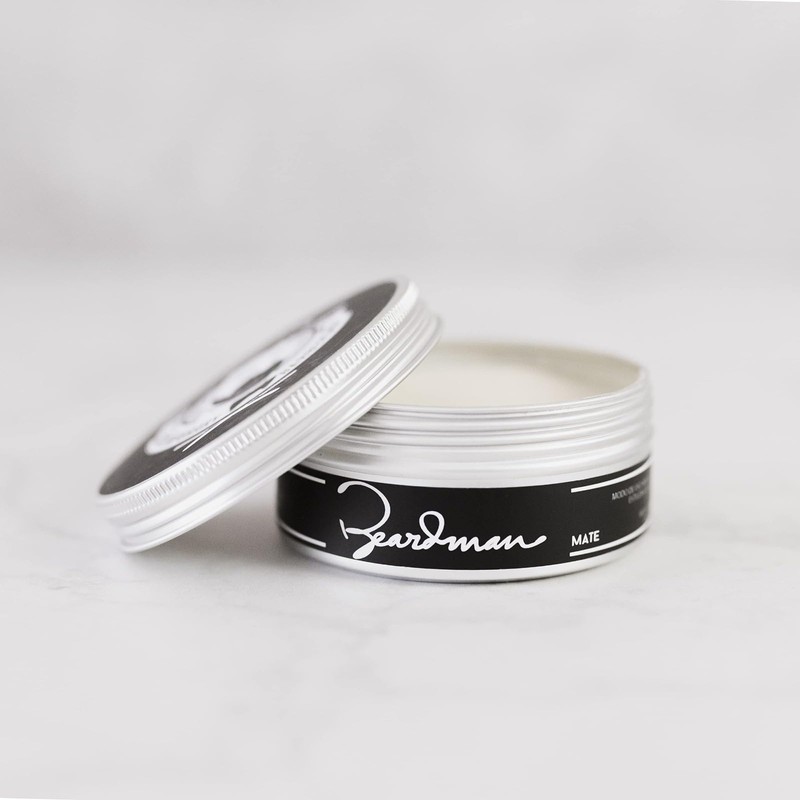BEARDMAN - Pomada Matte, Peinado definido, Cera para Peinar Cabello