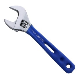 TOP HY-26G Eco Wide Adjustable Wrench, With Vinyl Grip, Opening 0.3 - 1.0 inches (7 - 26 mm)
