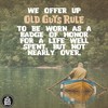 OLD GUYS RULE Viejo Chicos Regla de los Hombres Negro